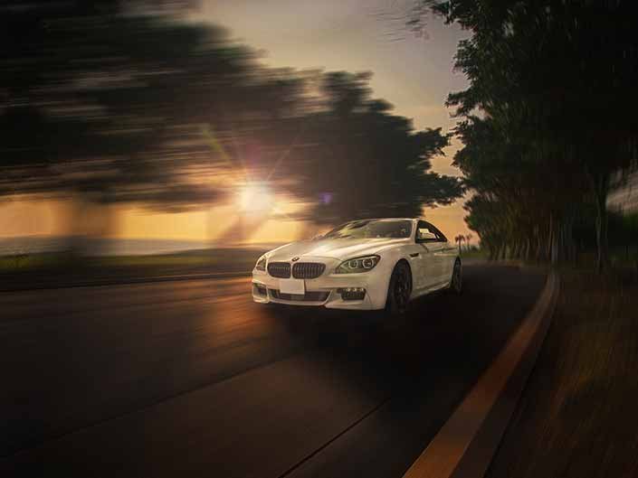 BMW 6 series in motion