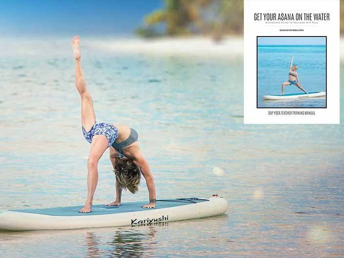SUP Yoga book shoot