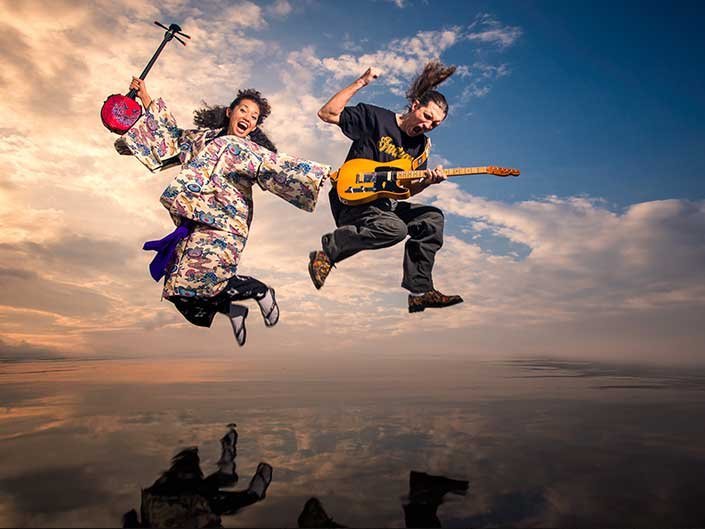 Okinawa Americana album photoshoot