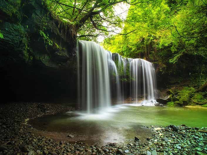 Nabegataki falls Oita Japan